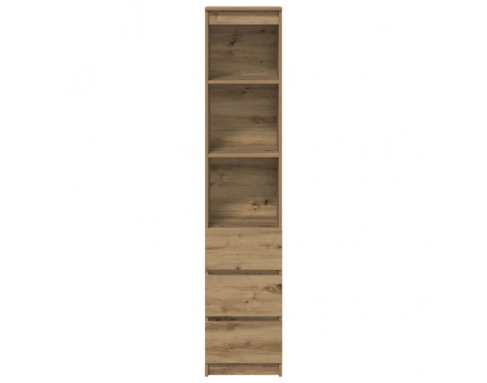 Sonata H Highboard Artisan Дъб 37,5x35x180 cm Инженерна дървесина