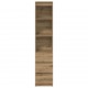 Sonata H Highboard Artisan Дъб 37,5x35x180 cm Инженерна дървесина