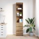 Sonata H Highboard Artisan Дъб 37,5x35x180 cm Инженерна дървесина