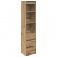 Sonata H Highboard Artisan Дъб 37,5x35x180 cm Инженерна дървесина