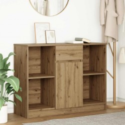 Sonata H Бюфет с чекмеджета, дъб артизан 101x35x76см Инженерна дървесина - Living