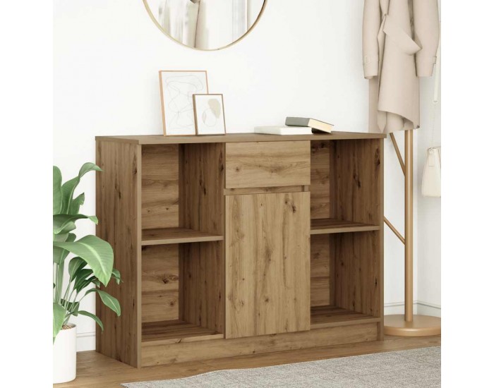 Sonata H Бюфет с чекмеджета, дъб артизан 101x35x76см Инженерна дървесина