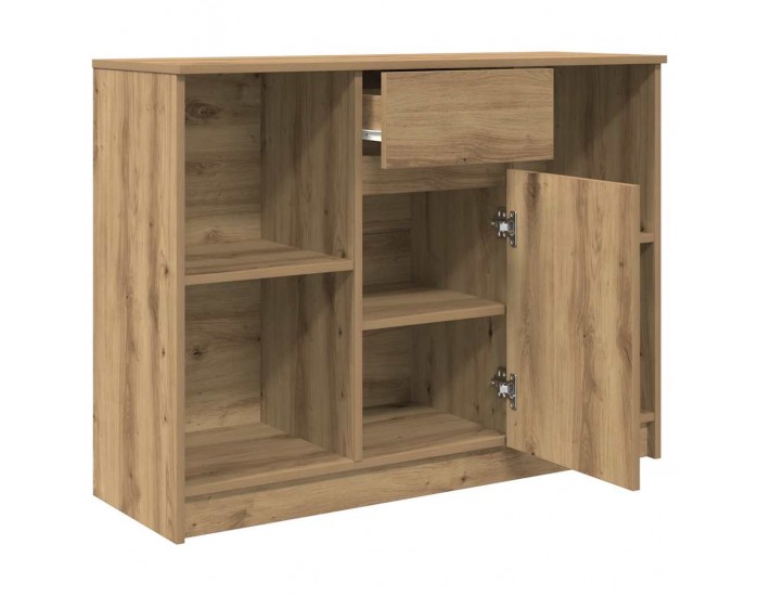 Sonata H Бюфет с чекмеджета, дъб артизан 101x35x76см Инженерна дървесина