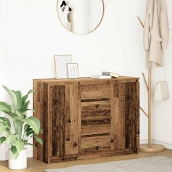 Sonata H Бюфет с чекмеджета, старо дърво, 100,5x35x76см, инженерно дърво - Living