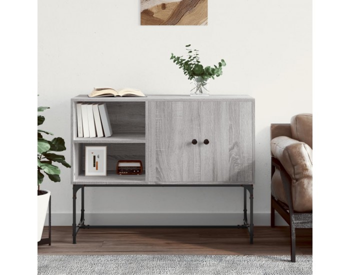Sonata H Сайдборд, сив сонома, 100x40x79,5 см, инженерно дърво