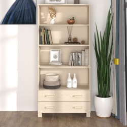 Sonata H Висок шкаф HAMAR, борово дърво масив, меденокафяв - Corpuri, vitrine, biblioteci modulare