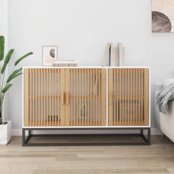 Sonata H Бюфет, бял, 105x30x65 см, инженерно дърво - Living
