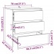 Sonata H Бюфети, 2 бр, опушен дъб, инженерна дървесина