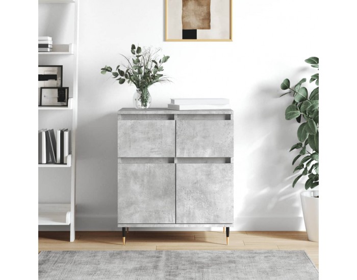 Sonata Servantă, gri beton, 60x35x70 cm, lemn prelucrat