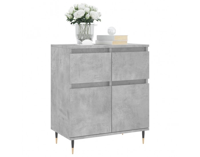 Sonata Servantă, gri beton, 60x35x70 cm, lemn prelucrat