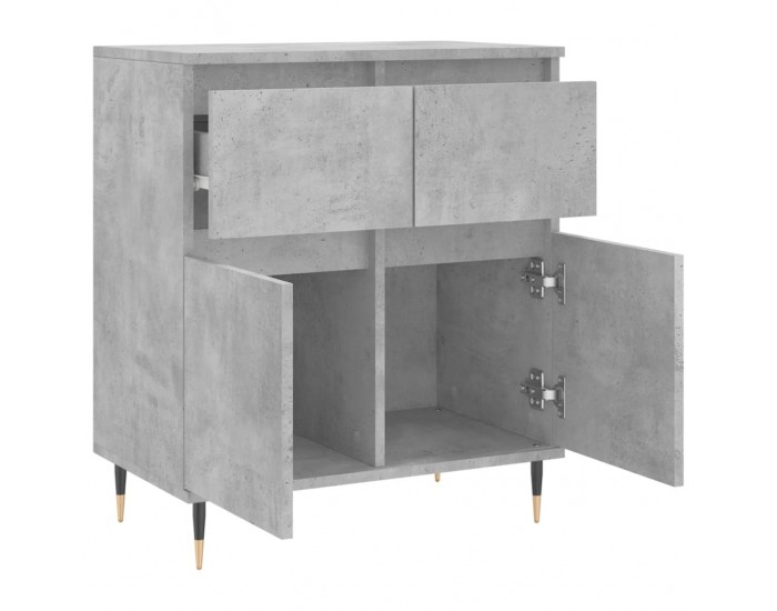 Sonata Servantă, gri beton, 60x35x70 cm, lemn prelucrat