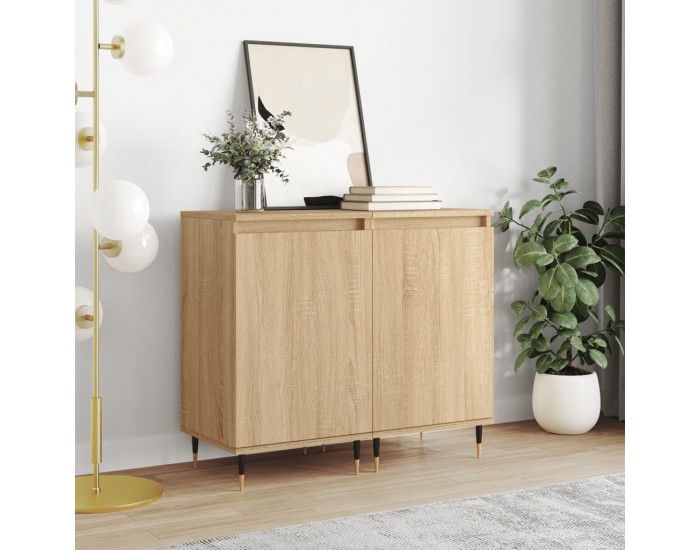 Sonata H Бюфети 2 бр дъб сонома 40x35x70 см инженерно дърво