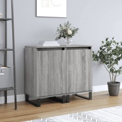 Sonata H Бюфети 2 бр сив сонома 40x35x70 см инженерно дърво - Living