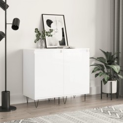 Sonata H Бюфети 2 бр бял гланц 40x35x70 см инженерно дърво - Living