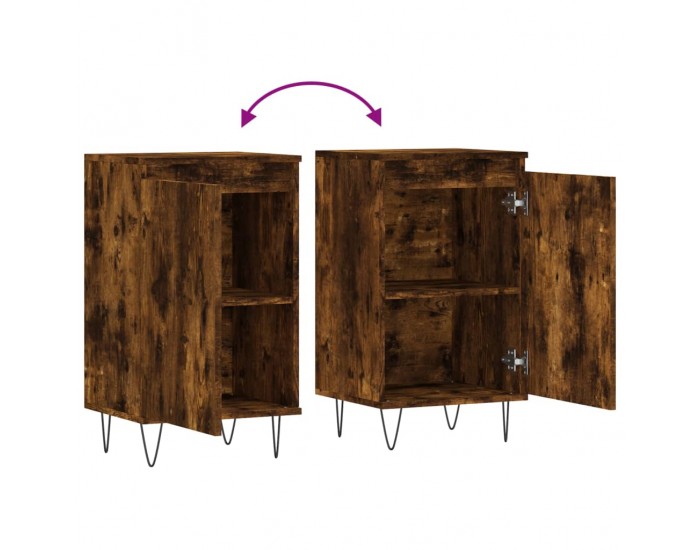 Sonata H Бюфет опушен дъб 40x35x70 см инженерно дърво