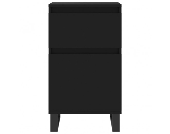 Sonata H Бюфети, 2 бр, черни, 40x35x70 см, инженерно дърво