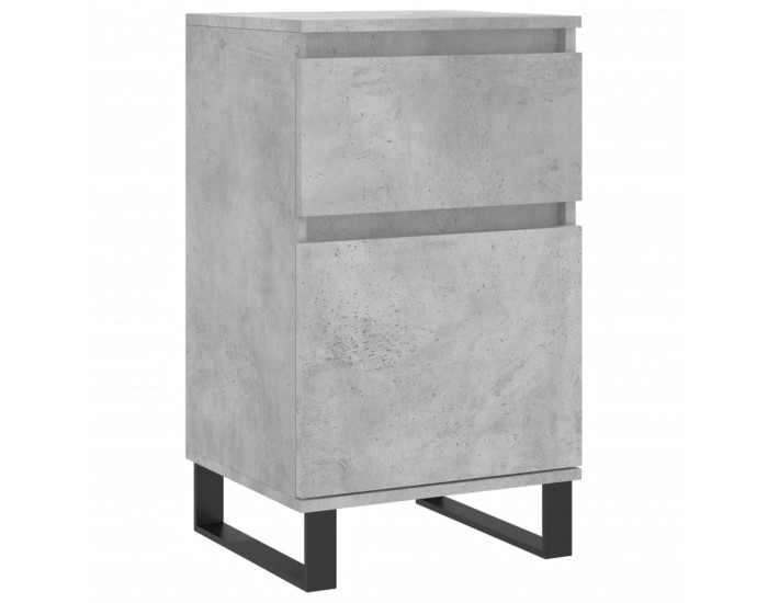 Sonata H Бюфети 2 бр бетонно сив 40x35x70 см инженерно дърво