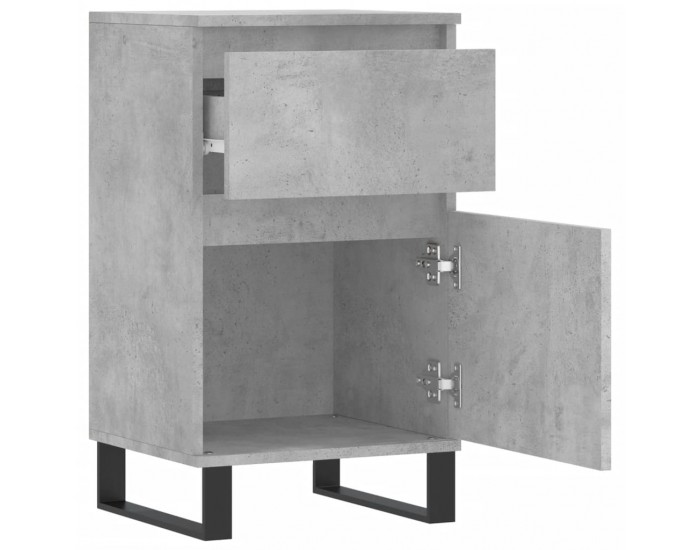 Sonata H Бюфети 2 бр бетонно сив 40x35x70 см инженерно дърво