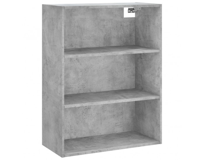 Sonata Dulap înalt, gri beton, 69,5x34x180, lemn compozit