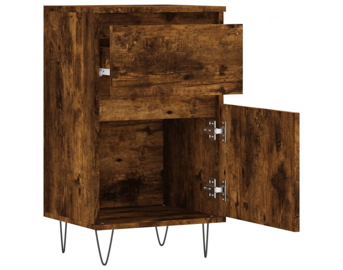 Sonata H Бюфети 2 бр опушен дъб 40x35x70 см инженерно дърво