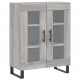 Sonata Dulap înalt, gri sonoma, 69,5x34x180 cm, lemn compozit