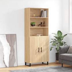 Sonata H Висок шкаф, дъб сонома, 69,5x34x180 см, инженерно дърво - Corpuri, vitrine, biblioteci modulare