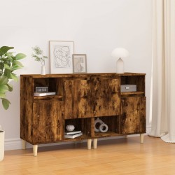 Sonata H Сайдборд, 2бр, опушен дъб, 60x35x70 см, инженерно дърво - Corpuri, vitrine, biblioteci modulare