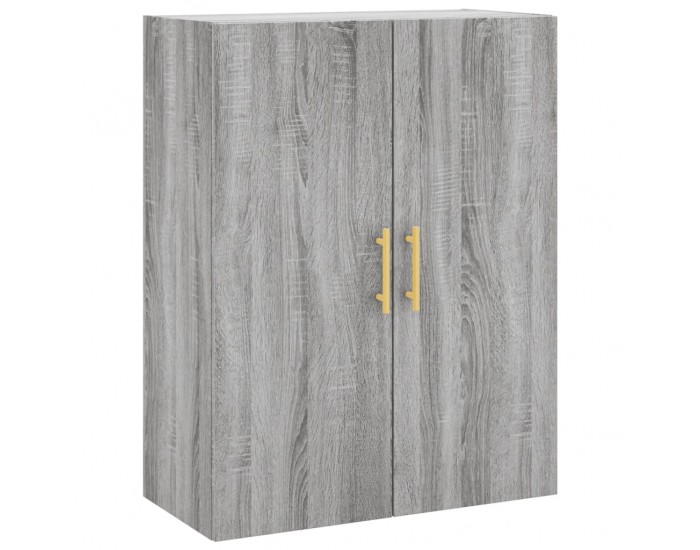 Sonata Dulap înalt, gri sonoma, 69,5x34x180 cm, lemn compozit
