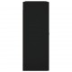 Sonata H Стенни шкафове, 2 бр, черни, инженерно дърво