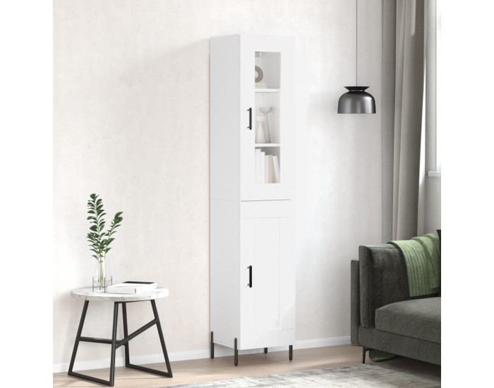 Sonata Dulap înalt, alb, 34,5x34x180 cm, lemn prelucrat