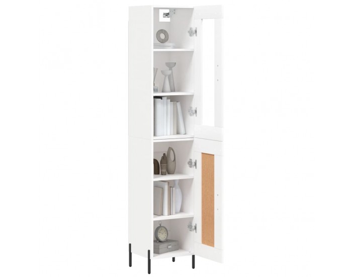 Sonata Dulap înalt, alb, 34,5x34x180 cm, lemn prelucrat