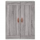 Sonata Dulap înalt, gri sonoma, 69,5x34x180 cm, lemn compozit