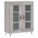 Sonata Dulap înalt, gri sonoma, 69,5x34x180 cm, lemn compozit