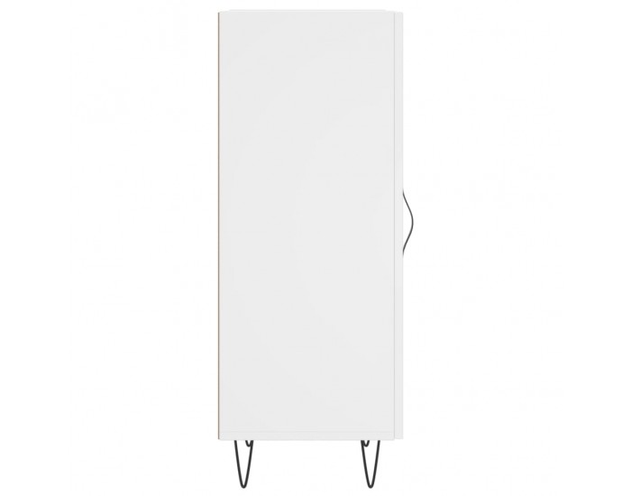 Sonata H Сайдборд, бял, 34,5x34x90 см, инженерно дърво