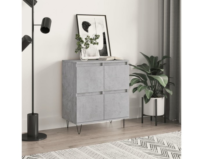 Sonata Servantă, gri beton, 60x35x70 cm, lemn prelucrat