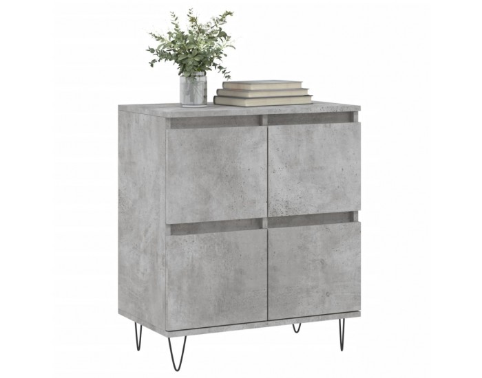 Sonata Servantă, gri beton, 60x35x70 cm, lemn prelucrat