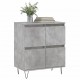 Sonata Servantă, gri beton, 60x35x70 cm, lemn prelucrat