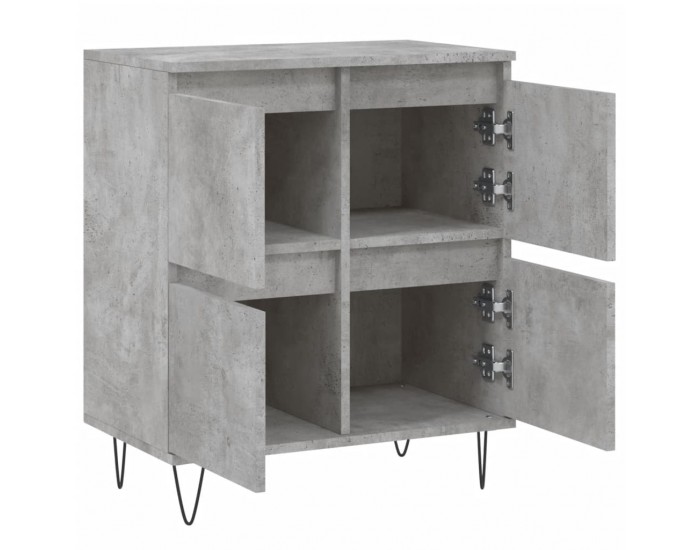 Sonata Servantă, gri beton, 60x35x70 cm, lemn prelucrat