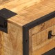 Sonata H Бюфет 80x31x66 см грубо мангово дърво масив и метал