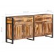 Sonata H Бюфет 172x35x80 см масивно акациево дърво с меден финиш