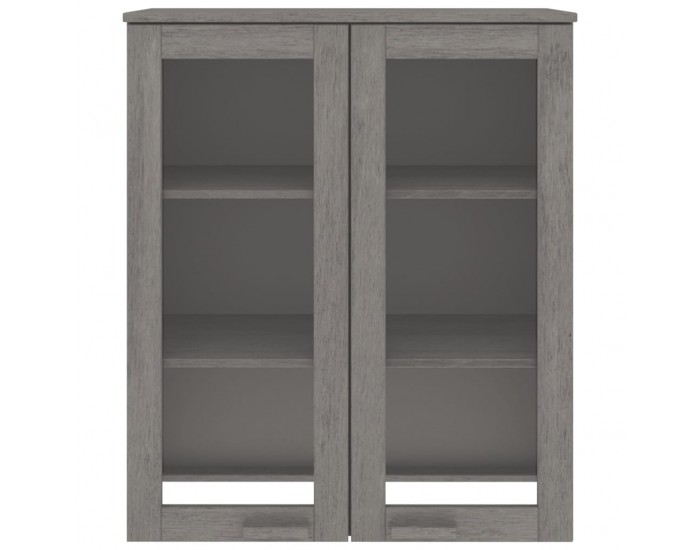 Sonata H Надстройка за шкаф HAMAR светлосива 85x35x100 см бор масив