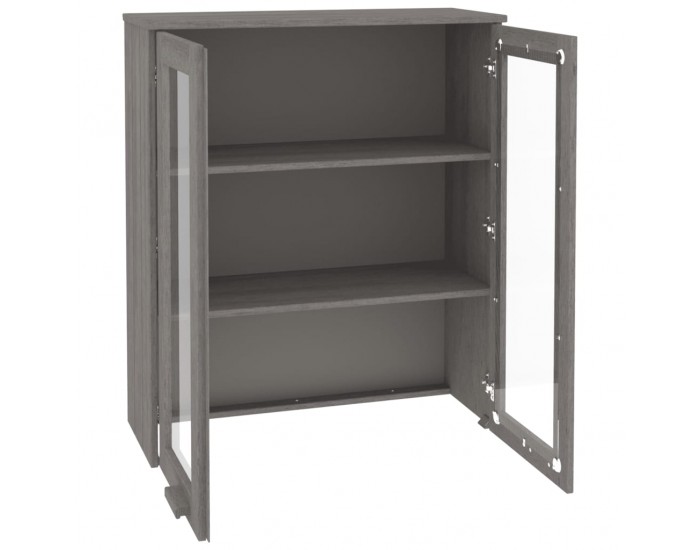 Sonata H Надстройка за шкаф HAMAR светлосива 85x35x100 см бор масив