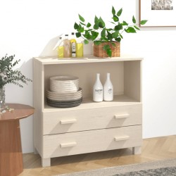 Sonata H Сайдборд HAMAR, меденокафяв, 85x35x80 см, борово дърво масив - Corpuri, vitrine, biblioteci modulare