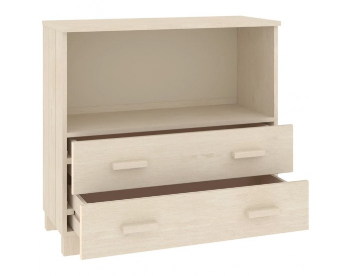 Sonata H Сайдборд HAMAR, меденокафяв, 85x35x80 см, борово дърво масив