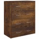 Sonata H Сайдборд с 4 чекмеджета, 60x30,5x71 см, опушен дъб