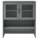 Sonata H Надстройка за шкаф MOLDE сив 90x35x100 см бор масив