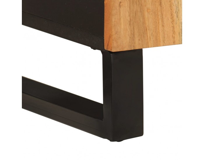 Sonata H Сайдборд с 2 врати, 60x33x75 см, акациево дърво масив