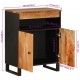 Sonata H Сайдборд с 2 врати, 60x33x75 см, акациево дърво масив