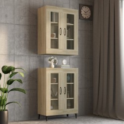 Sonata H Окачен стенен шкаф, дъб сонома, 69,5x34x90 см - Corpuri, vitrine, biblioteci modulare