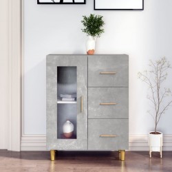 Sonata Dulap, gri beton, 69,5x34x90 cm, lemn compozit